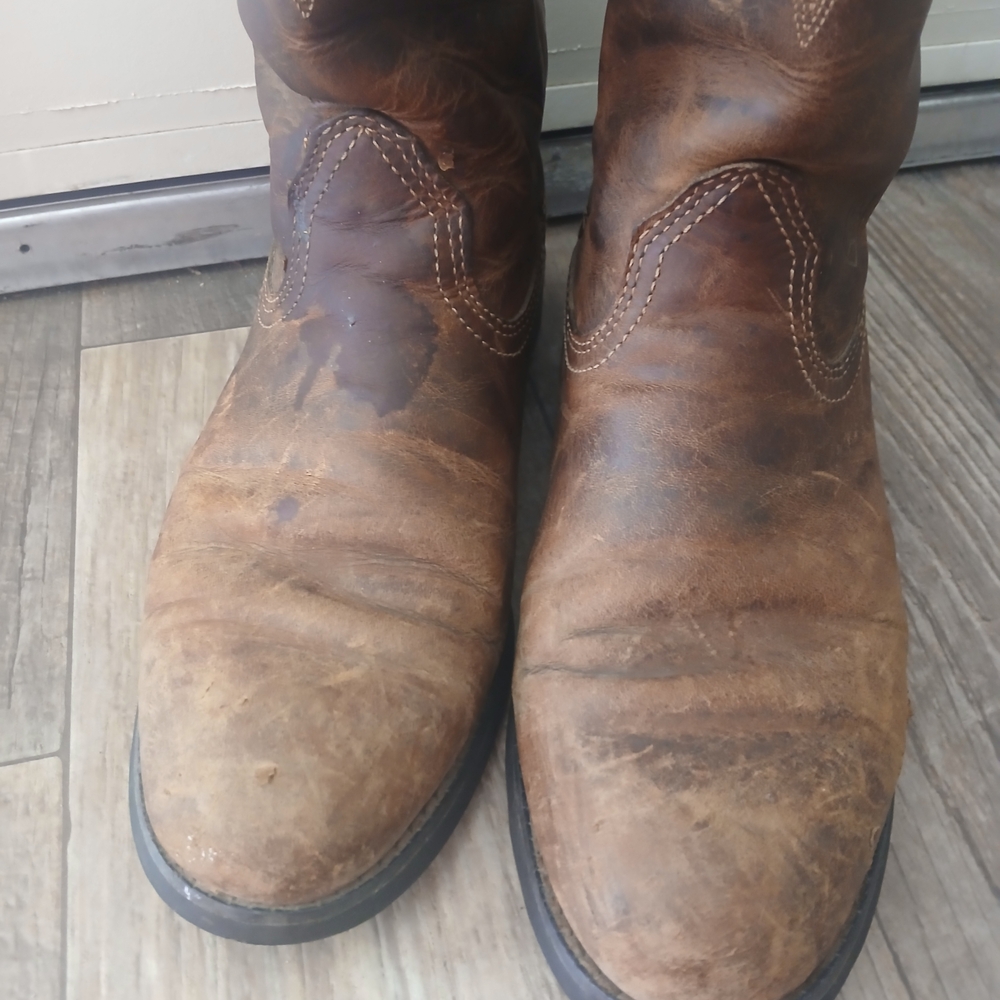 Ariat Heritage Roper Western Boots - Distressed Brown Size 7.5 C - Picture 7 of 11
